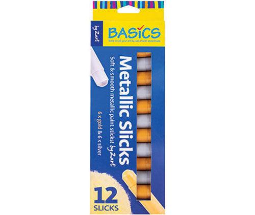 Slicks by Zart Metallic Pack of 12 image 4