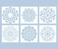 Mandala Stencils 15 x 15cm Pack of 6