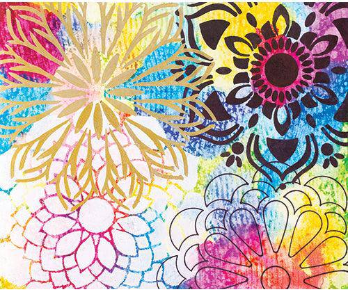 Mandala Stencils 15 x 15cm Pack of 6 image 6