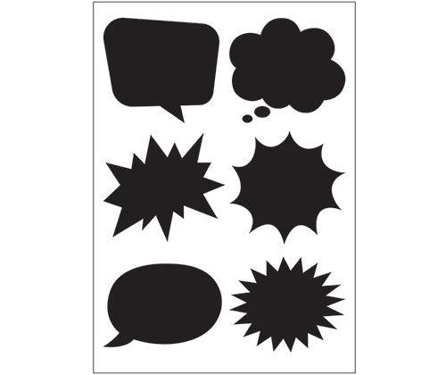 Pop Art Stencil Patterns by Zart Pack of 10 image 3