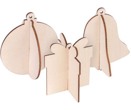 3D Festive Hangers Pack of 12