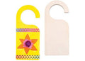 Wooden DIY Door Hanger Pack of 5