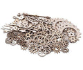 Wooden Gears and Cogs Assorted Pack of 100