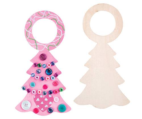 Wooden Tree Door Hanger Pack of 5