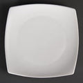 Olympia Whiteware Rounded Square Plate - 185mm (Box 12)