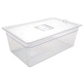 Vogue Clear Polycarbonate 1/1 Gastronorm Container 200mm & Lid