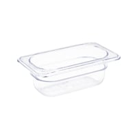 Vogue Clear Polycarbonate - GN 1/9 65mm