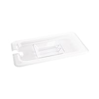 Vogue Clear Polycarbonate 1/4 Gastronorm Lid Notched