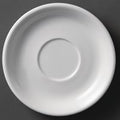 Olympia Whiteware Cappuccino Cup Saucer (Fits U827) - 180mm 7 1/10" (Box 12)