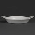 Olympia Whiteware Round Eared Dishes 192 x 151mm (6 Pack)