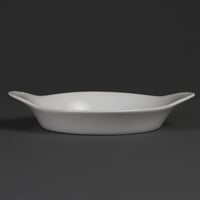 Olympia Whiteware Round Eared Dishes 192 x 151mm (6 Pack)