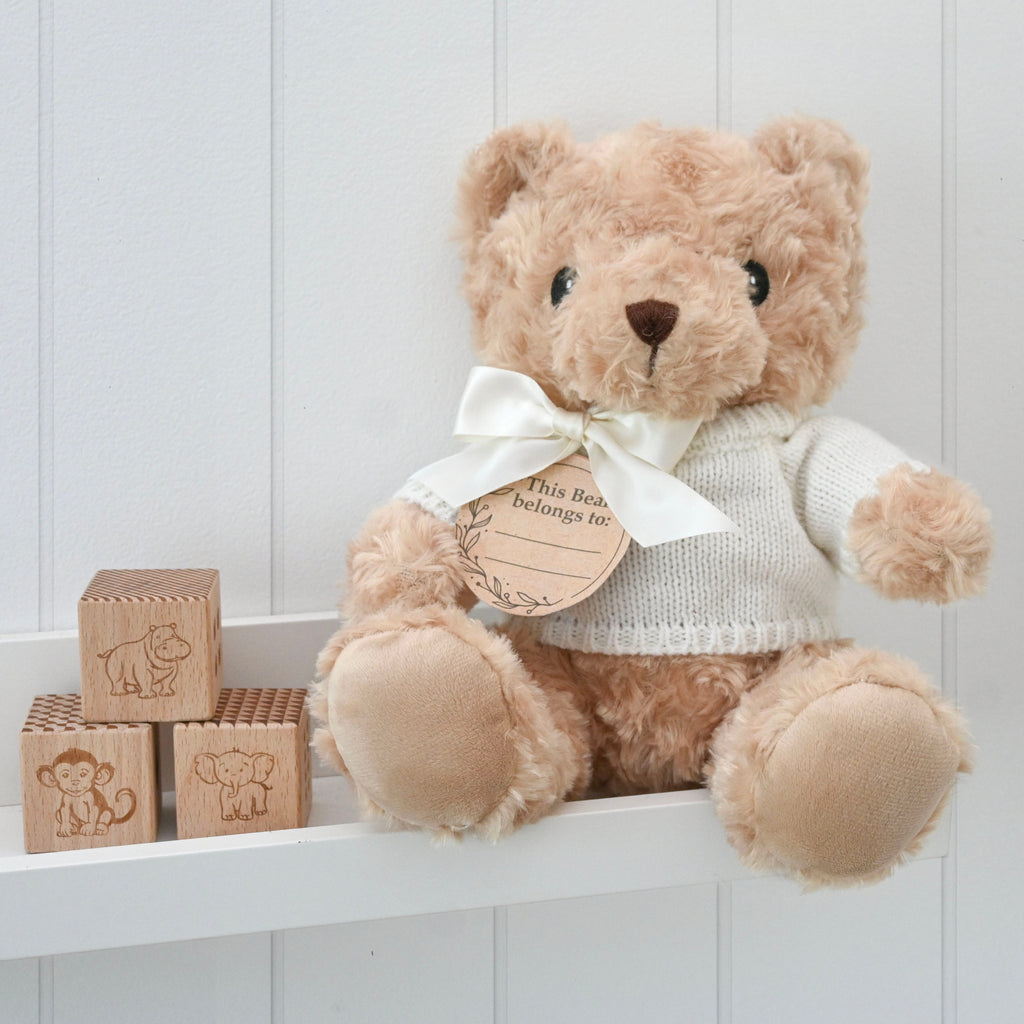 Lola & Bear My First Teddy Bear, Cream, 23 cm image 2