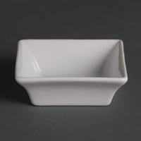 Olympia Whiteware Miniature Square White - 75x75mm (Box 12)