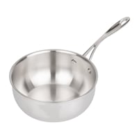 Vogue Stainless Steel & Aluminium Tri-Wall Flared Sauté Pan 200mm