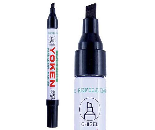 Yoken Markers Black Pack of 12 image 3