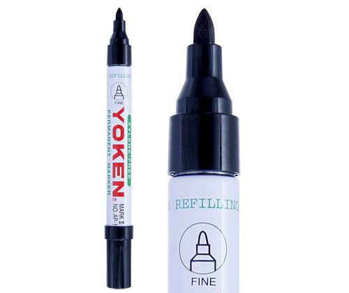 Yoken Markers Black Pack of 12 image 2